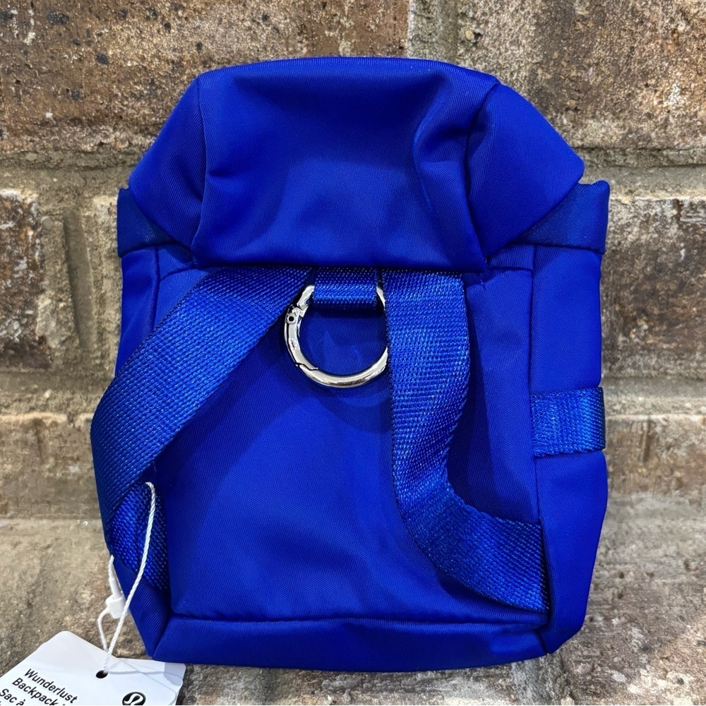 NWT Lululemon Wunderlust Backpack Nano In Riverside/Silver - Picture 2 of 6
